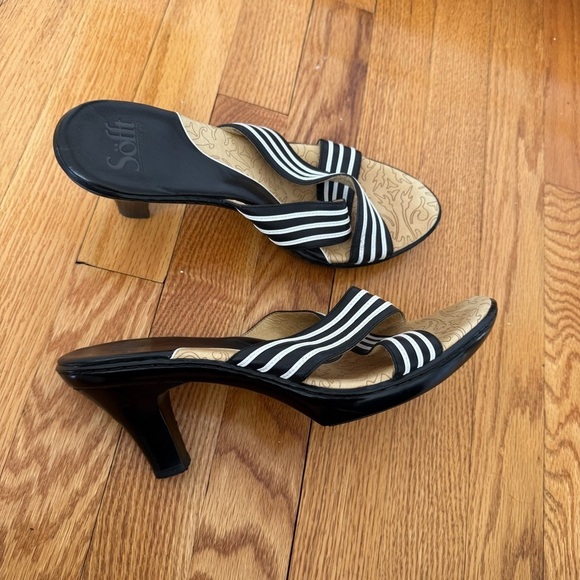 Sofft criss cross striped heels - Picture 7 of 9